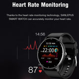 🔥Smart Watch Women Men Full Touch Screen Bluetooth 5.2 Call Waterproof Watches Sports Fitness Tracker Factory IP67 ZL02 New