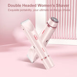 🔥 dual-head shaver armpit hair private trimmer shaver whole body washable