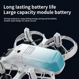 🔥(FREE SHIPPING)🔔Remote-controlled drone aircraft with obstacle avoidance High-definition aerial photography drone with optical flow positioning Quadcopter