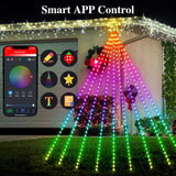 💥Remote APP Control Star 305 LED String Lights 10ft RGB Color Changing Waterproof Hanging Flashing 210 Mode Timer Music Sync (Free Shipping)