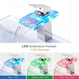 Modern LED Sink Faucet – Color Changing Temperature