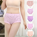 High-Waist Ladies Cotton Panties Plus Sizes💥5pcs Only $29.98 Today🔥