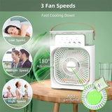 3 in 1 air humidifier cooling USB fan LED night light water misters ($5 off the second one free shipping)