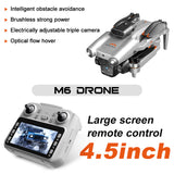 🔥(FREE SHIPPING)🔔4.5-inch Display Screen Obstacle Avoidance HD Real-Time Aerial Photography Remote-Controlled Aircraft