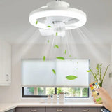 LED Swing Head Fan Light