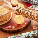 🍪Christmas Wooden Rolling Pins (5pcs as a set) Buy more and save more!