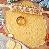 🍪Christmas Wooden Rolling Pins (5pcs as a set) Buy more and save more!
