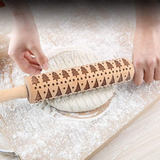 🍪Christmas Wooden Rolling Pins (5pcs as a set) Buy more and save more!