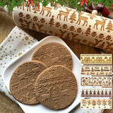 🍪Christmas Wooden Rolling Pins (5pcs as a set) Buy more and save more!