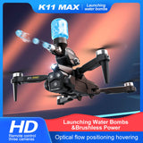 🔥(FREE SHIPPING)🔔Optical Flow Triple-Camera Quadcopter Brushless Motor Water Blaster Remote-Controlled Aircraft