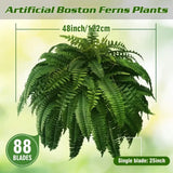 ✨This Week's Special Price $19.99(🔥Buy 1 Get 1 Free🔥)💥UV Resistant Lifelike Artificial Boston Fern