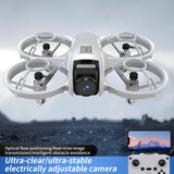 🔥(FREE SHIPPING)🔔Remote-controlled drone aircraft with obstacle avoidance High-definition aerial photography drone with optical flow positioning Quadcopter