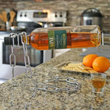 🍷FLOATING STEEL LINK CHAIN WINE BOTTLE RACK🎄