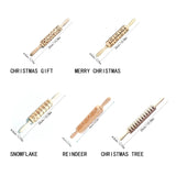 🍪Christmas Wooden Rolling Pins (5pcs as a set) Buy more and save more!