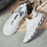Breathable Fly Weave Casual Men's Trend Blade Fish Scale Sneakers