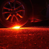USB 1 set of 3 LED emergency car lights, road flares, warning night lights, roadside disc lights red LED lights