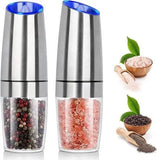 Automatic Electric Gravity Induction Salt and Pepper Grinder