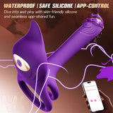 🎁Enchanted Girl Luxe Smart Vibrating Ring – App-Controlled Pleasure for Couples 💫