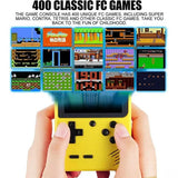 Gamer 400-in-1 handheld design with 3-inch color LCD supports two-player matchmaking TV connectivity