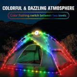 Multifunctional LED Outdoor Camping Colorful Atmosphere String Lights