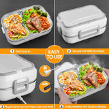 Electric Lunch Box Thermal Heating Car Lunch Box 2-in-1 for Home and Car Free Shipping