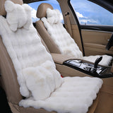 [Best Gift For Car] Luxury Thickened Plush Car Seat Cushion Set