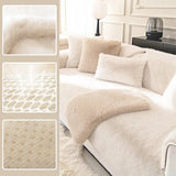 🔥Hot promotion in progress🔥Luxury artificial mink hair sofa cushion