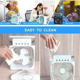 3 in 1 air humidifier cooling USB fan LED night light water misters ($5 off the second one free shipping)