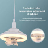 LED Swing Head Fan Light