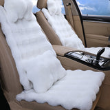 [Best Gift For Car] Luxury Thickened Plush Car Seat Cushion Set