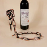 🍷FLOATING STEEL LINK CHAIN WINE BOTTLE RACK🎄