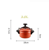 🔥 Specials & Free Shipping🔥 Uncoated Explosion-Proof Pressure Mini Cooker