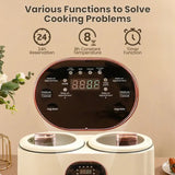 🔥Free Shipping🔥Automatic Multi-Functional Double-Liner Cooker+Universal Converter Plug