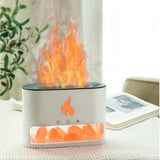 Simulated Flame Essential Oil Diffuser Large Mist Humidifier