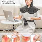 😍Heated Shoulder and Neck Care Electric Shawl Blanket (Free Shipping)