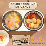 🔥Free Shipping🔥Automatic Multi-Functional Double-Liner Cooker+Universal Converter Plug