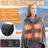🔥🔥 USB heated warm shawl plush blanket🔥 Free Shipping
