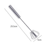 🔥 Stainless Steel Semi-Automatic Whisk