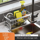 😍Kitchen Storage Rack Household Sink Drainage Basket Sub-table Multi-functional Detergent