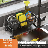 😍Kitchen Storage Rack Household Sink Drainage Basket Sub-table Multi-functional Detergent