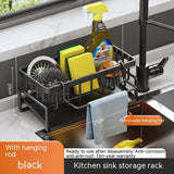 😍Kitchen Storage Rack Household Sink Drainage Basket Sub-table Multi-functional Detergent