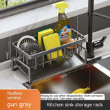 😍Kitchen Storage Rack Household Sink Drainage Basket Sub-table Multi-functional Detergent