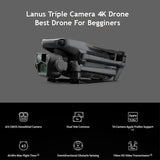 🔥(FREE SHIPPING)🔔 Drone with 4K Camera Suitable for Adults, HS175D Remote Control Quadcopter with Auto Return, Follow Me, Brushless Motor, Circular Flight, Waypoints, Altitude Hold, Headless Mode,28 Minutes Long Flight Time!!