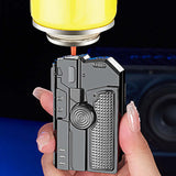 🔥 Multi-functional folding dual-form windproof lighter