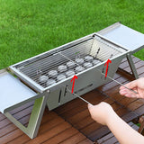 🔥Stainless Steel Folding Outdoor Barbecue（free shipping）