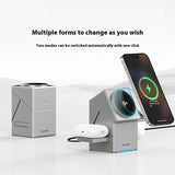 🔥(FREE SHIPPING)🔔🔔3-in-1 wireless charger-wireless multi-device charging touch pop-up charging🔋
