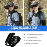 🎁 New Ultralight Solar Fan Sun Hat – Lighter Than a Baseball!⚾(Only 11oz)