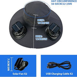 🎁 New Ultralight Solar Fan Sun Hat – Lighter Than a Baseball!⚾(Only 11oz)