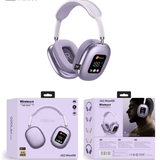 🔥Model New Wireless Headset Bluetooth Earphones RGB Digital Display Screen Earphones Card Reading Earphones