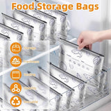 🍗Buy 2 Get 1 Free 🥦Reusable Aluminum Foil Sealable Storage Bags – Durable, Leakproof & Reusable for Everyday Use 🌿